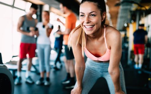 Exercising helps the release of endorphins